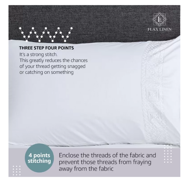 Duvet Cover Set With Egyptian Cotton Fitted Sheet- 400 TC (Vivian Gold Design)