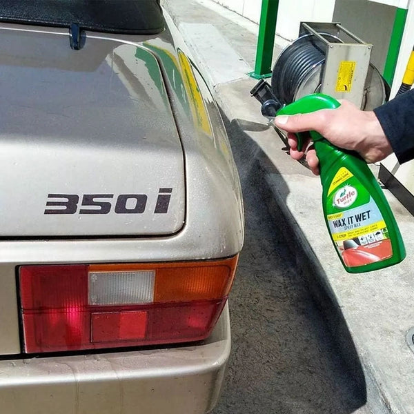 Turtle Wax - Wax It Wet Car Spray Wax 500ml - Instant Shine & Protection, Quick & Easy Application, Advanced Technology for Smooth and Slick Finish