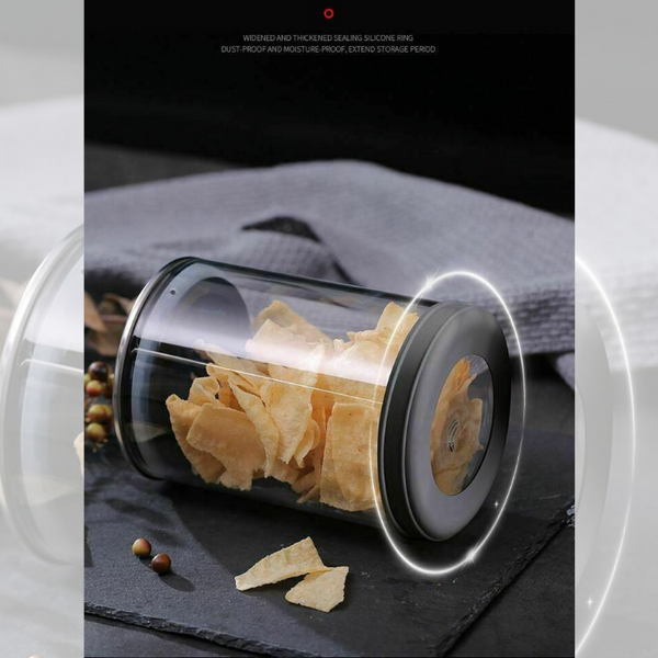 Glass Storage Jars with Airtight  Stainless Steel Lids- Ideal for Candy, Spice, Coffee Beans