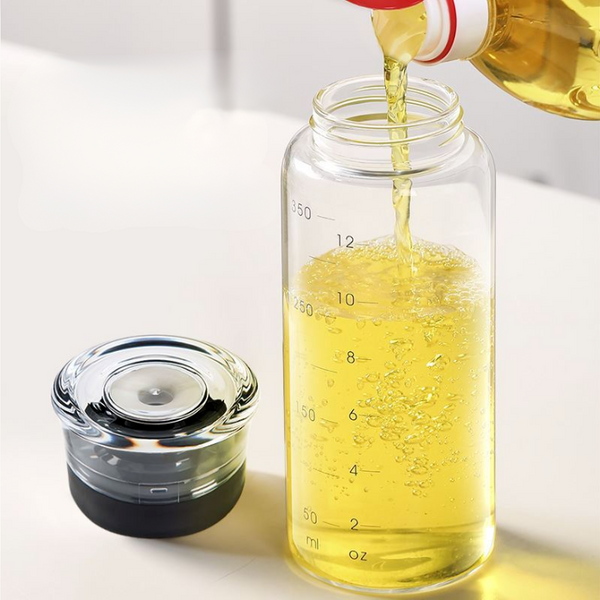 Olive Oil Dispenser Bottle-350ml, Ideal for Cooking Oil, Vinegar, Soy Sauce, Wine