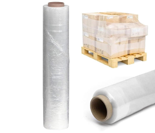 300mm Clear Pallet Wrap | Standard Core, 17mu Thick,Industrial & Warehouse Use