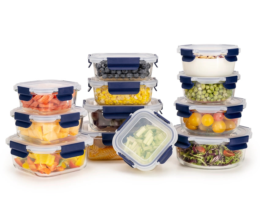 glass containers with lid