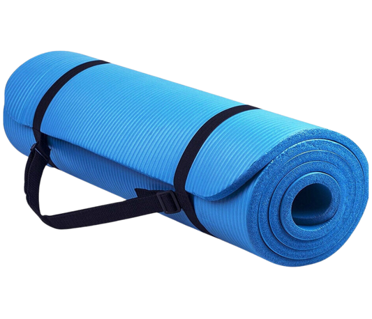 Houszy Extra Thick Yoga Exercise Mat with Non-Slip Botton & Carrying Strap