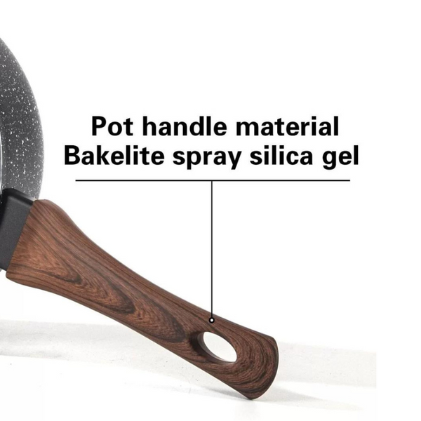 10-Piece Cookware Set | Non-Stick Granite Pots & Pans with Lids – Houszy