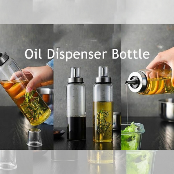 Olive Oil Dispenser Bottle-350ml, Ideal for Cooking Oil, Vinegar, Soy Sauce, Wine