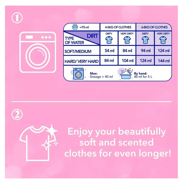 Asevi Laundry Liquid Detergent Rosehip 44 Washes - 2376ml