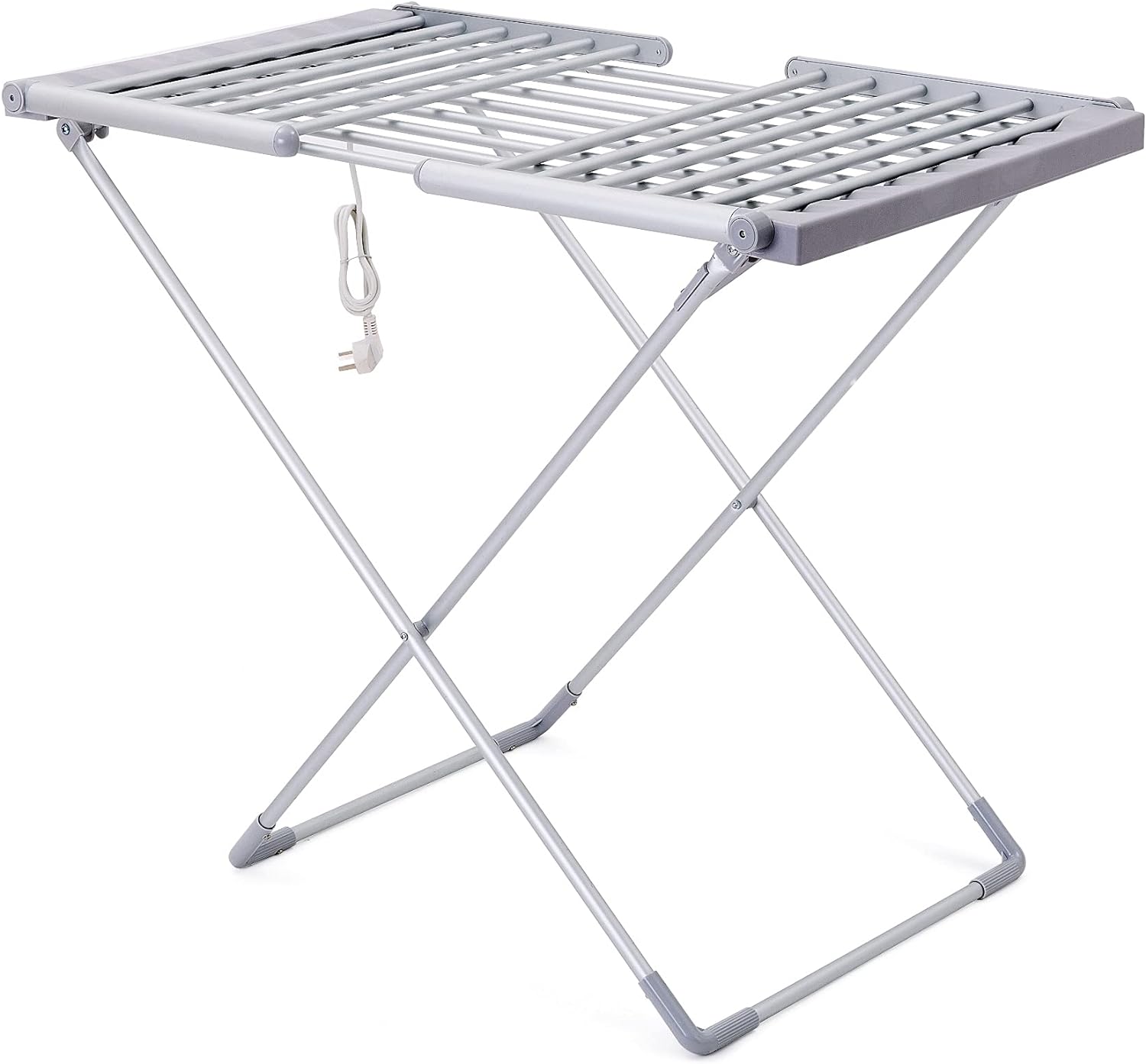 Heated Drying Rack With Adjustable Wings- 18 Heated Bars, Ideal For In&Outdoor Use