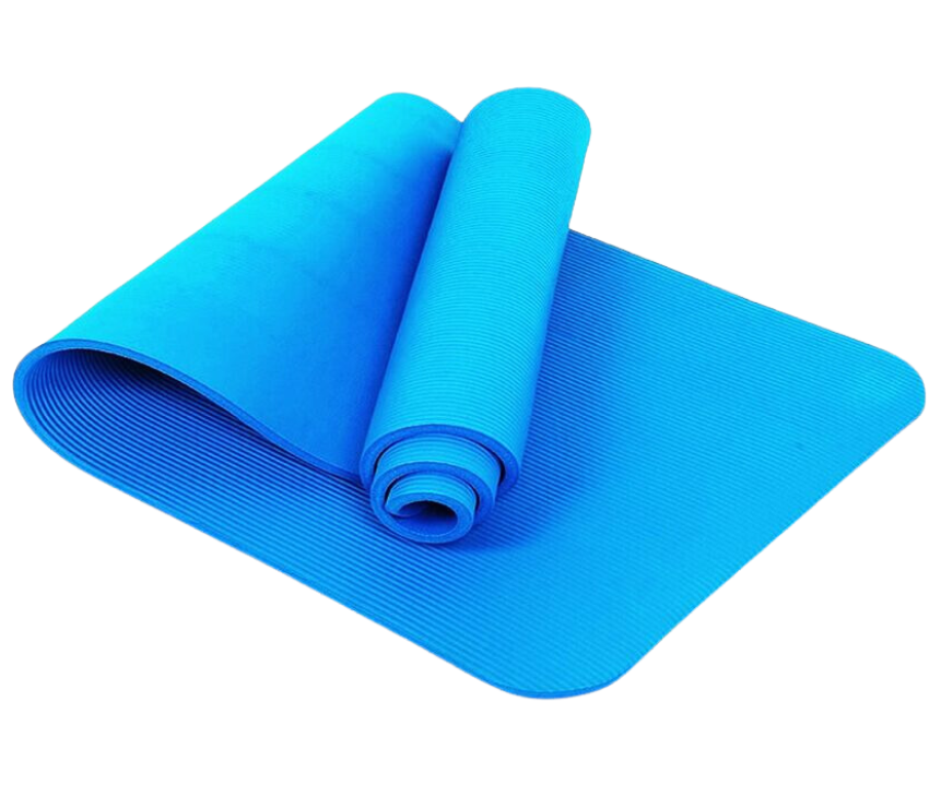 Yoga Exercise Mat with Non-Slip Bottom & Carrying Strap