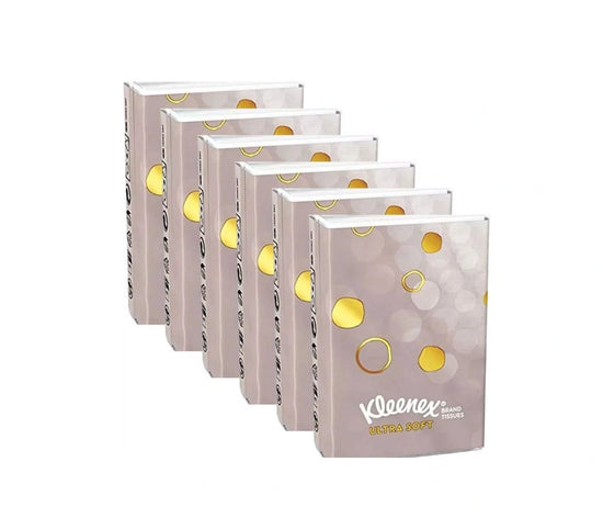 Kleenex Ultra Soft Mini Pocket Tissues Extra Soft 4 Ply 10 Packs of 7 Tissues