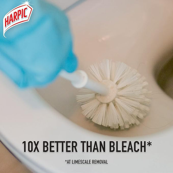Harpic Professional Range Power Plus Toilet Cleaning Gel -Original Scent, 1L, x10 Better Than Bleach