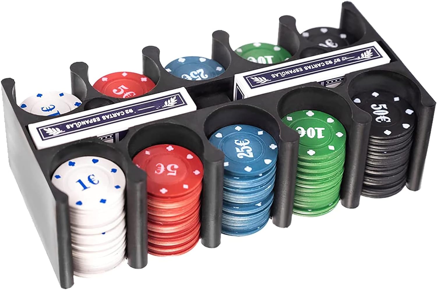 Professional Texas hold'em  Poker Set With 200 Chips & 2 Sets Of Cards