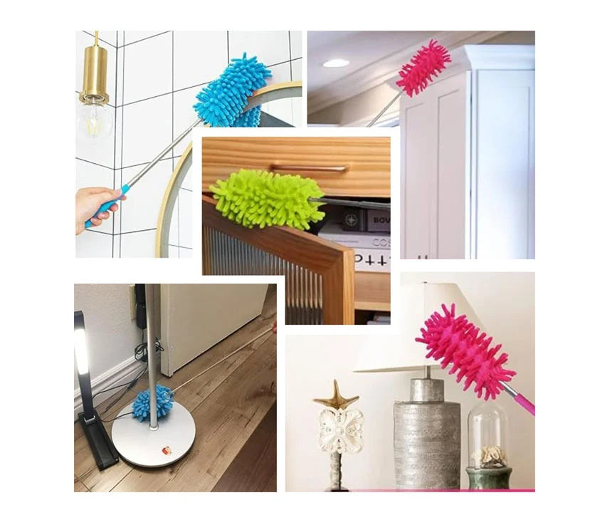 Keep it Handy Extendable Feather Duster for Cleaning Microfiber Dusters For Cleaning/Flexible Blind Cleaner Dust Remover