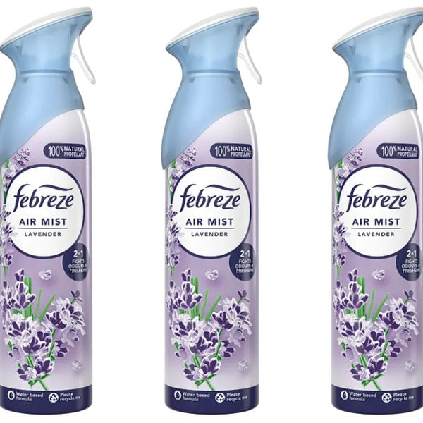 Febreze Air Mist Freshener Spray Lavender Scent - 185ml