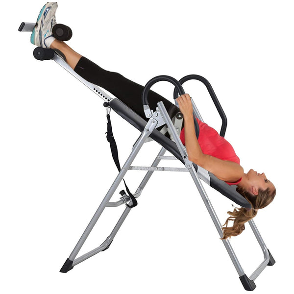 Inversion Table with Adjustable Protective Belt for Safe Back Decompression