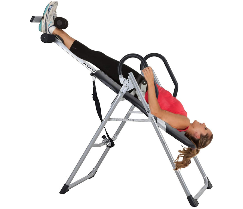 Inversion Table with Adjustable Protective Belt for Pain Relief Therapy