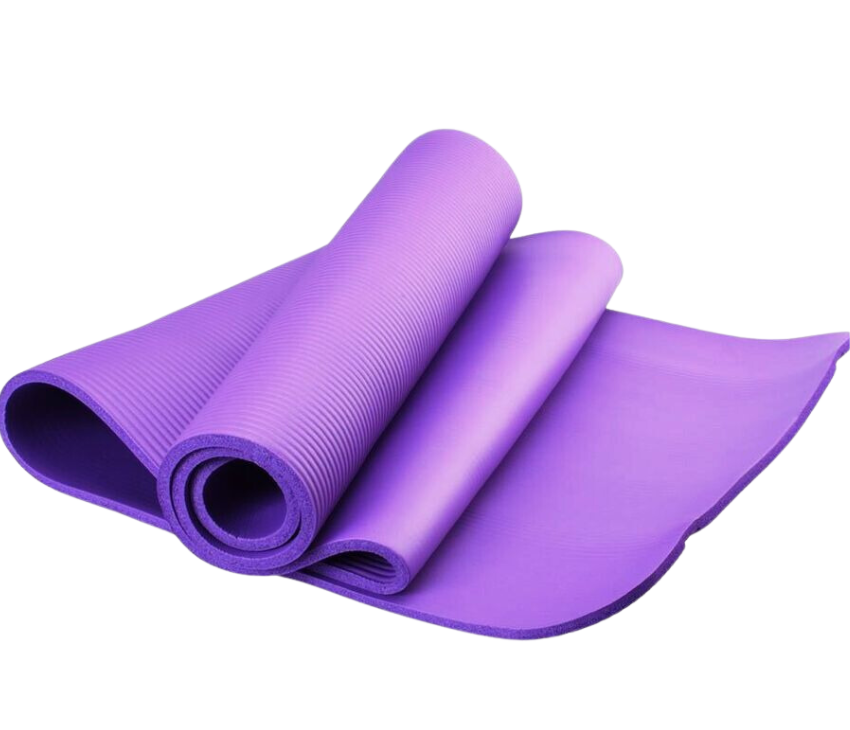 Yoga Exercise Mat with Non-Slip Bottom & Carrying Strap