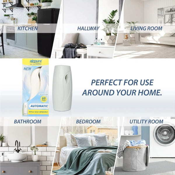 Airpure White Automatic Air Freshener Unit