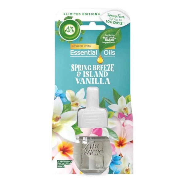AirWick Electric Air Freshener Refill - Spring Breeze & Island Vanilla, 19ML