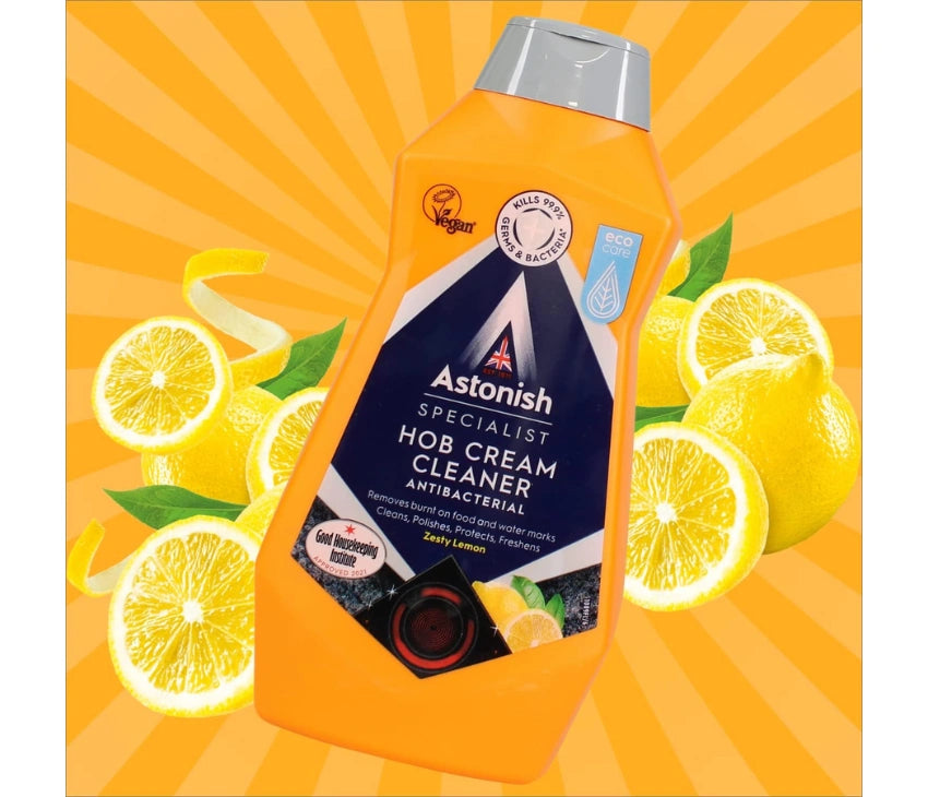 Astonish Specialist Hob Cream Cleaner Zesty Lemon - 500ml