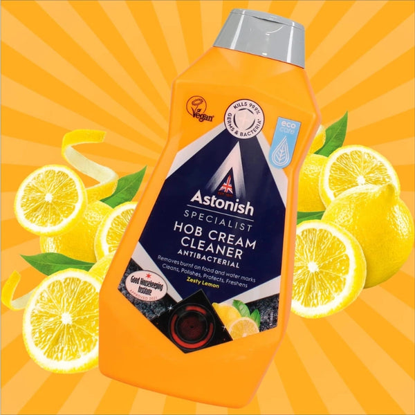 Astonish Specialist Hob Cream Cleaner Zesty Lemon - 500ml