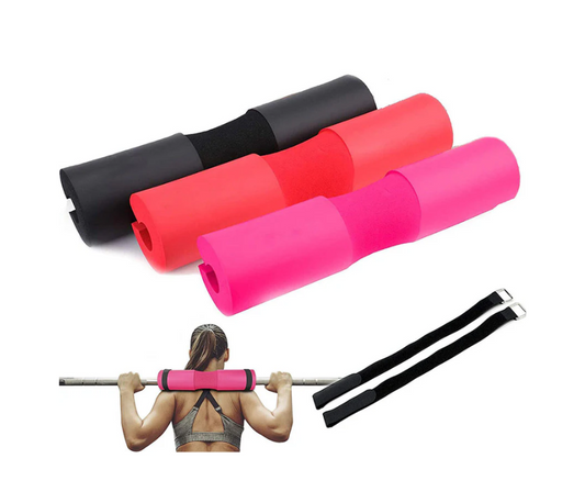 Barbell Squat Pad that Relief Pressure from Neck, Shoulder, & Offer Lower Back Support-(Pink, Red, Black)