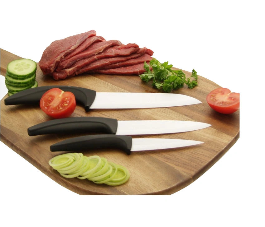 Ceramic Knife Set, Kitchen Chef Knife Set Vegetable Bread Knife Super Sharp 4 Piece