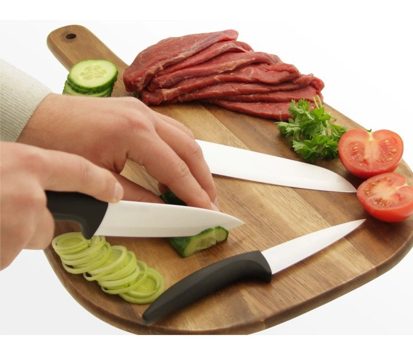 Ceramic Knife Set, Kitchen Chef Knife Set Vegetable Bread Knife Super Sharp 4 Piece