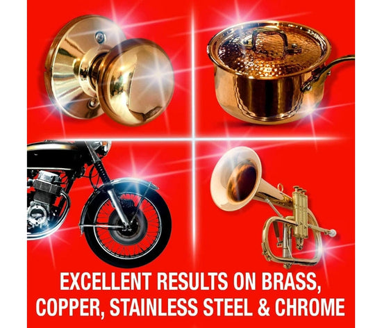 Brasso Metal Polish Wadding - 75g for Shiny