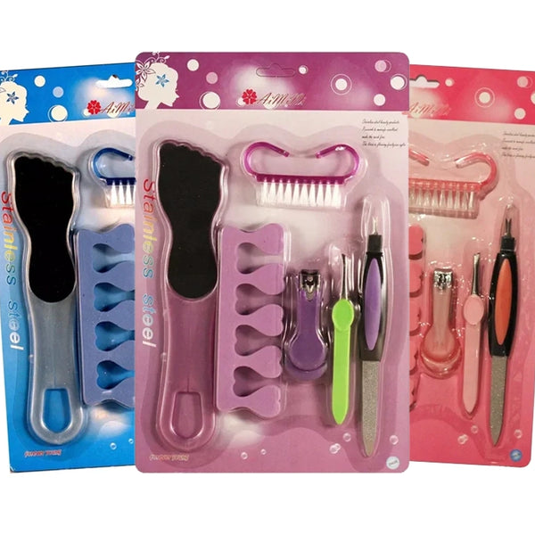 Manicure Pedicure Kit Tools Set of 6 Pcs