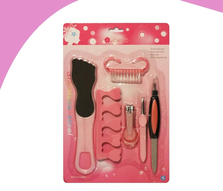 Manicure Pedicure Kit Tools Set of 6 Pcs