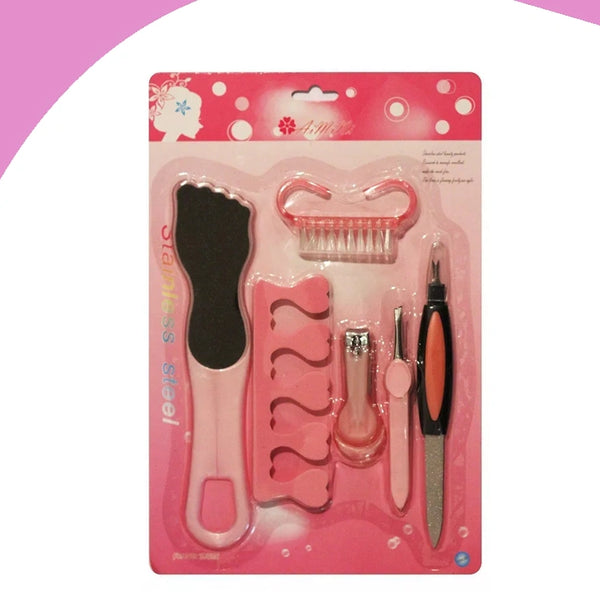 Manicure Pedicure Kit Tools Set of 6 Pcs