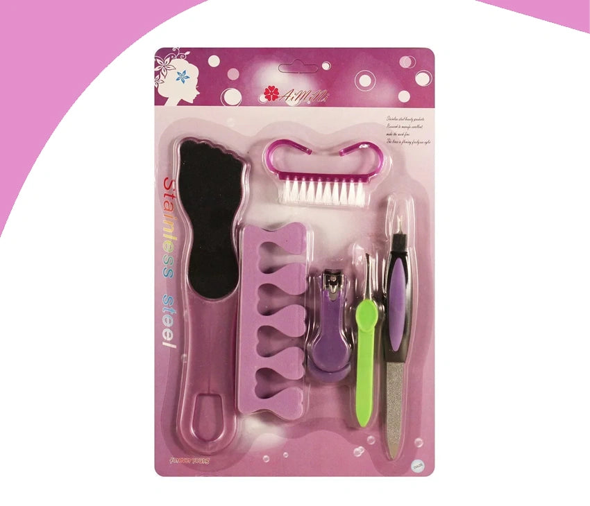 Manicure Pedicure Kit Tools Set of 6 Pcs