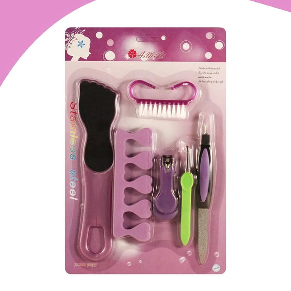 Manicure Pedicure Kit Tools Set of 6 Pcs