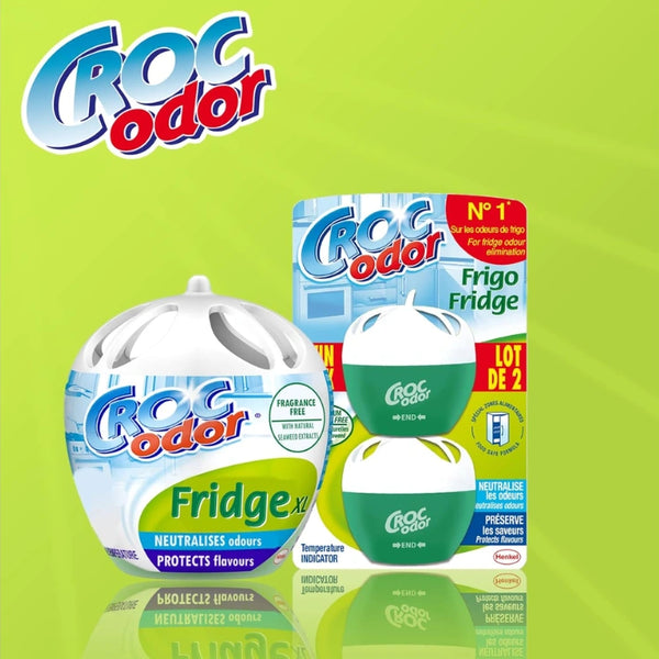 Croc Fridge Deodoriser Twin Packs - Odor Absorbing & Freshening