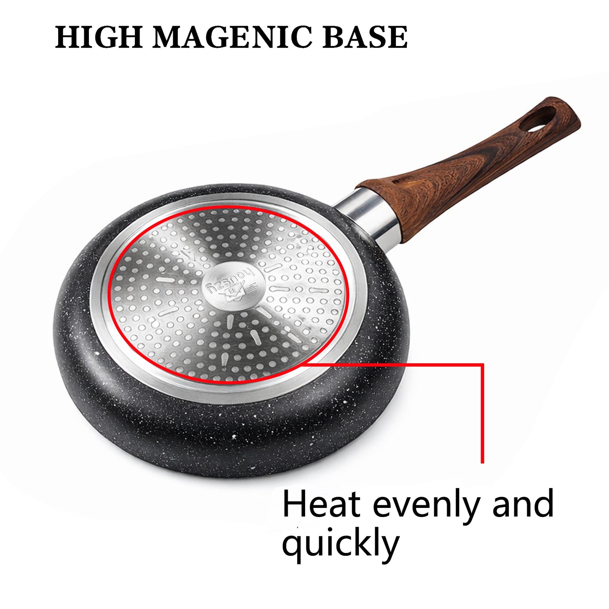 10-Piece Cookware Set | Non-Stick Granite Pots & Pans with Lids – Houszy