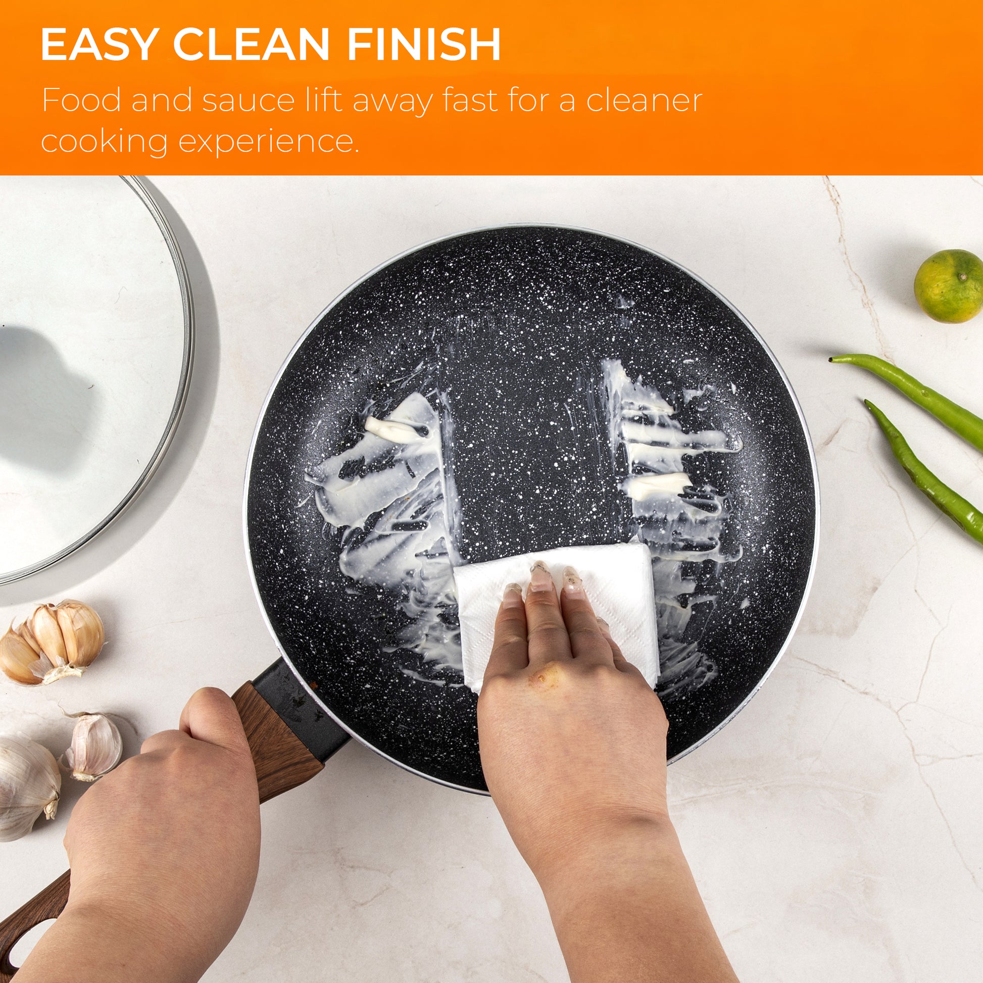 10-Piece Cookware Set | Non-Stick Granite Pots & Pans with Lids – Houszy