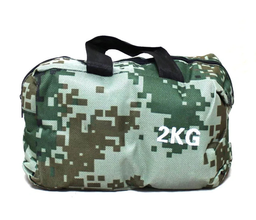 Ankle Wrist Leg Weight Straps Camouflage Running Exercise Strength Fitness Bag