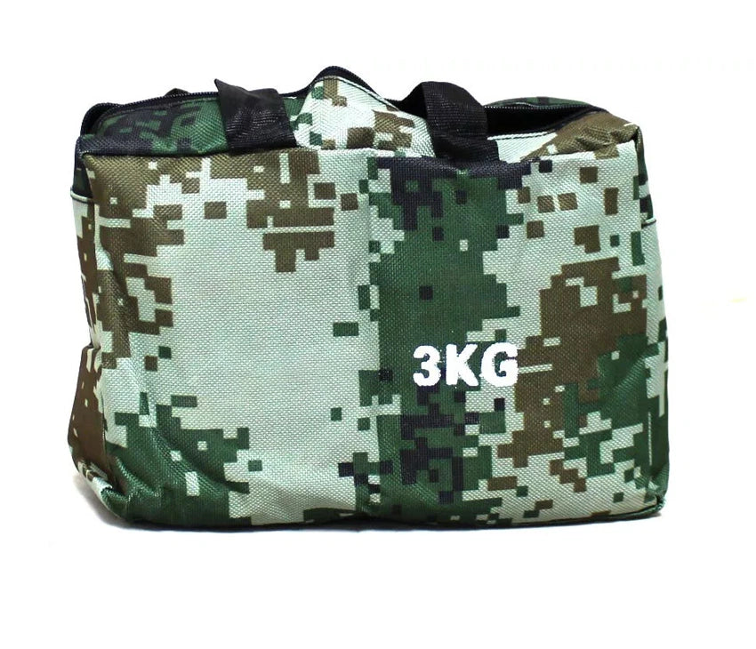 Ankle Wrist Leg Weight Straps Camouflage Running Exercise Strength Fitness Bag