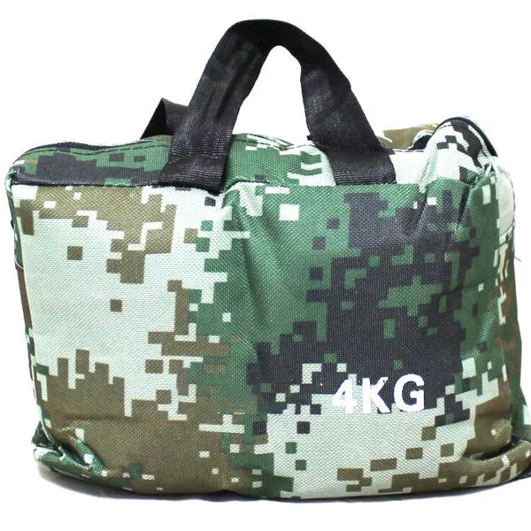 Ankle Wrist Leg Weight Straps Camouflage Running Exercise Strength Fitness Bag