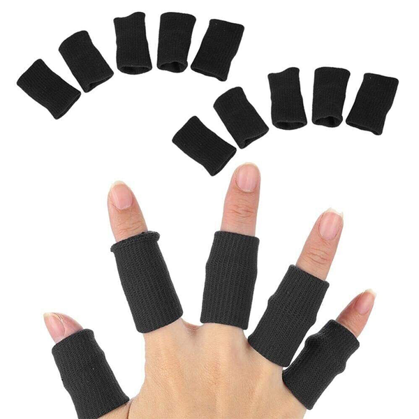 Finger Sleeves Protector for Sports & Pain Relief-Pack of 10