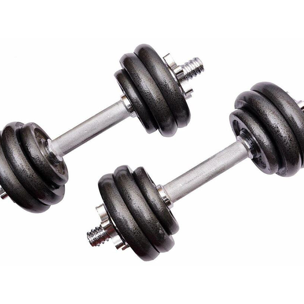 Adjustable Cast Iron Dumbbell Set for Fitness & Strength Training-10/20 kg