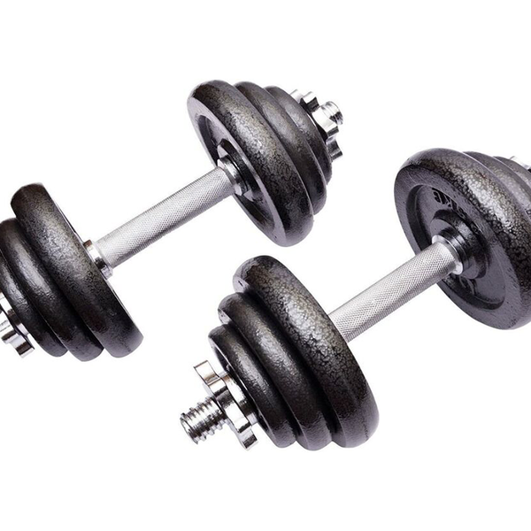 Adjustable Cast Iron Dumbbell Set for Fitness & Strength Training-10/20 kg