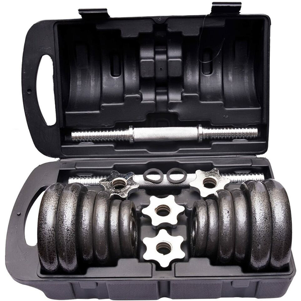 Adjustable Cast Iron Dumbbell Set for Fitness & Strength Training-10/20 kg