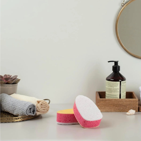 Dishmatic Bathmatic Clean Sponges Duo - Dual Cleaning Sponges