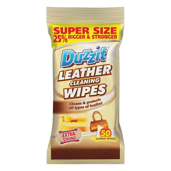 DUZZIT Leather Cleaning Wipes (50 Pcs)