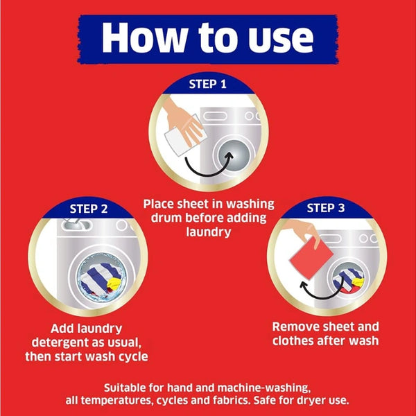 Dylon Colour Catcher Sheets - Max Protect, 24 Sheets