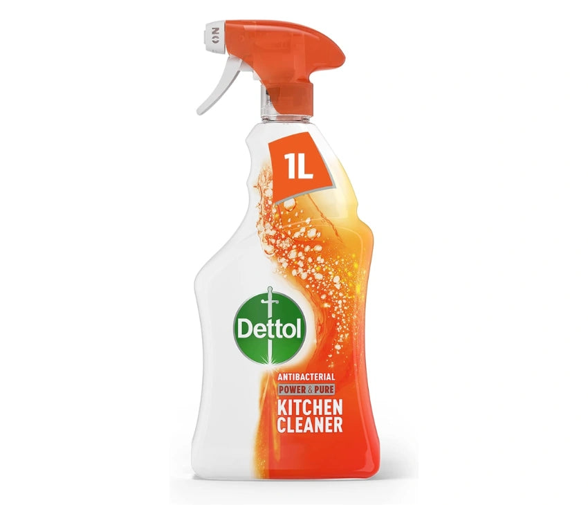 Dettol Power and Pure Kitchen Cleaner Spray, 1L