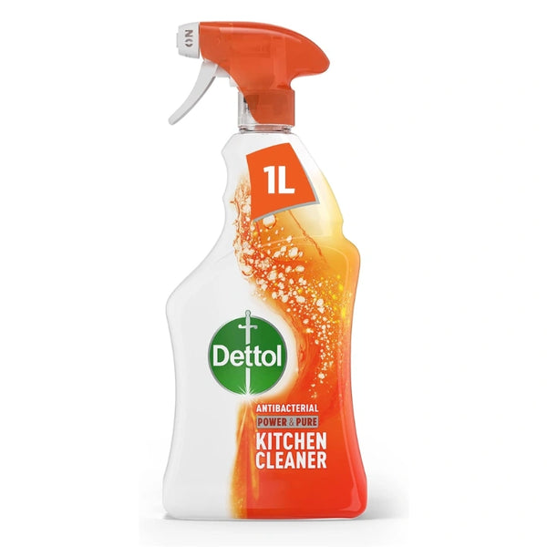 Dettol Power and Pure Kitchen Cleaner Spray, 1L