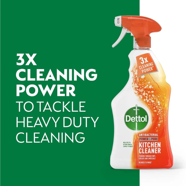 Dettol Power and Pure Kitchen Cleaner Spray - 1L