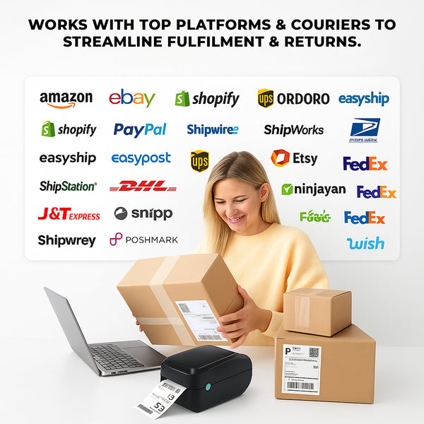 ICD-410 Desktop USB & Bluetooth Barcode Printer, 203 dpi Direct Thermal, 152 mm/s, Max 108 mm Print Width, TSPL